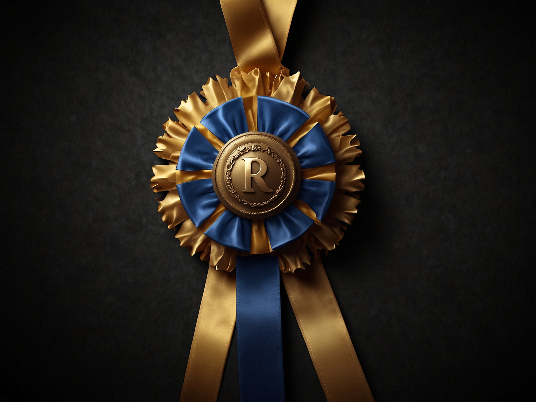 Royal ribbon with bonus burst